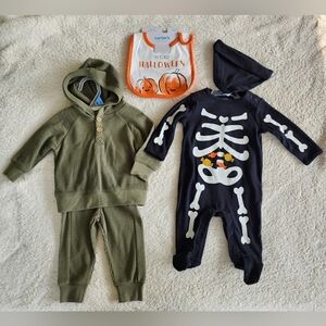 NWT baby boy fall / Halloween clothes bundle / outfit, size 3/6 months